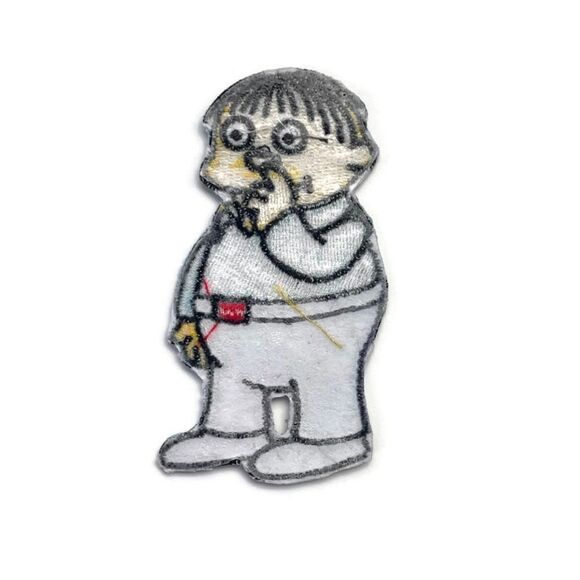 Ralph Nose Pick Simpsons Embroidered Patch - Picture 4 of 4